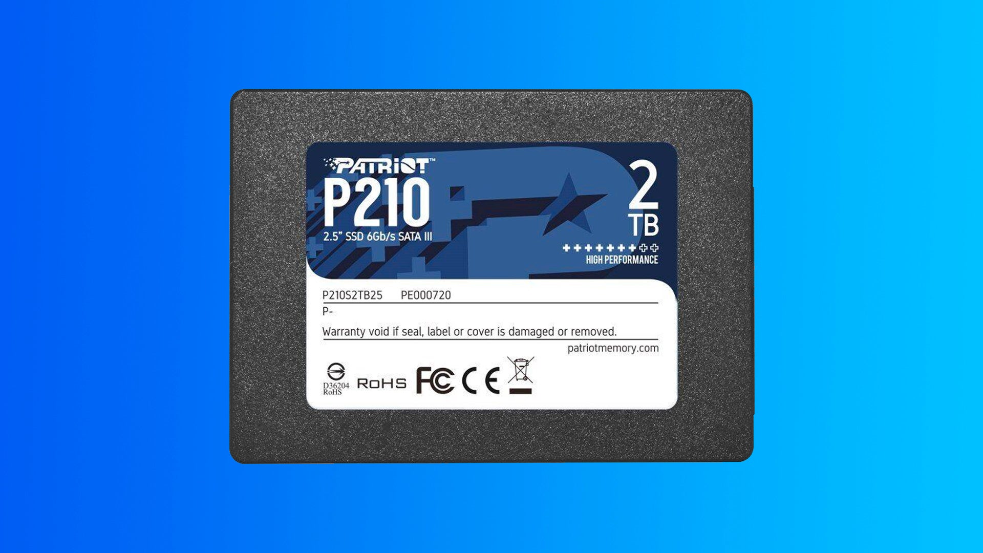 Image for Nab this steal of an eBay deal on the Patriot P210 2TB SATA SSD