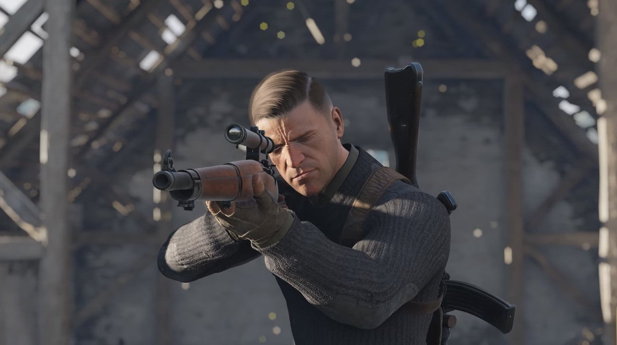 Obrazki dla Pełny akcji zwiastun Sniper Elite 5 pokazuje bronie snajpera