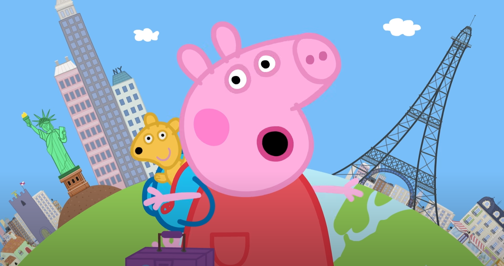 Imagem para Vê o primeiro trailer de Peppa Pig World Adventures