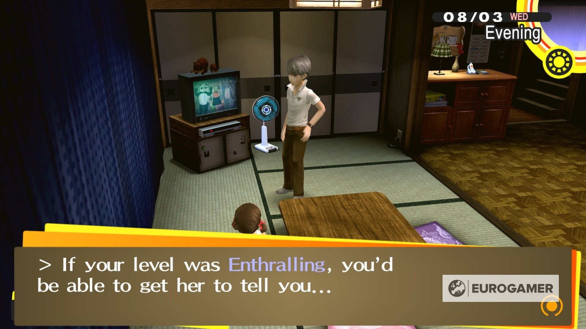 Persona 4 Golden Social Stats - Best Ways To Increase Knowledge, Diligence,  Courage, Expression And Understanding | Eurogamer.net