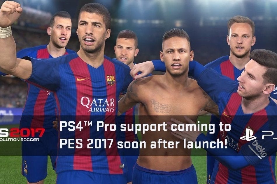 Imagem para PES 2017 vai aproveitar o poder da PS4 Pro