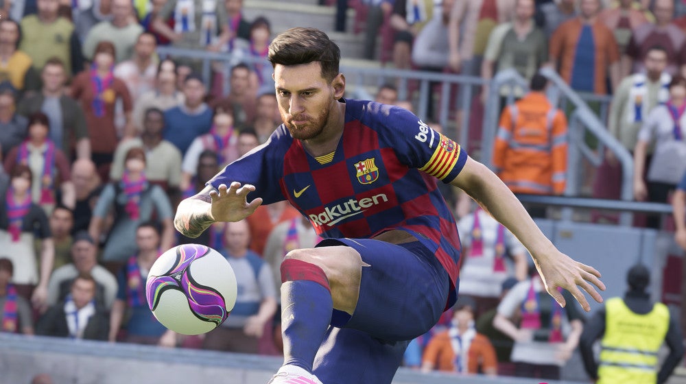 Obrazki dla PES 2020 - pierwszy gameplay. Legendarni piłkarze kontra Barcelona