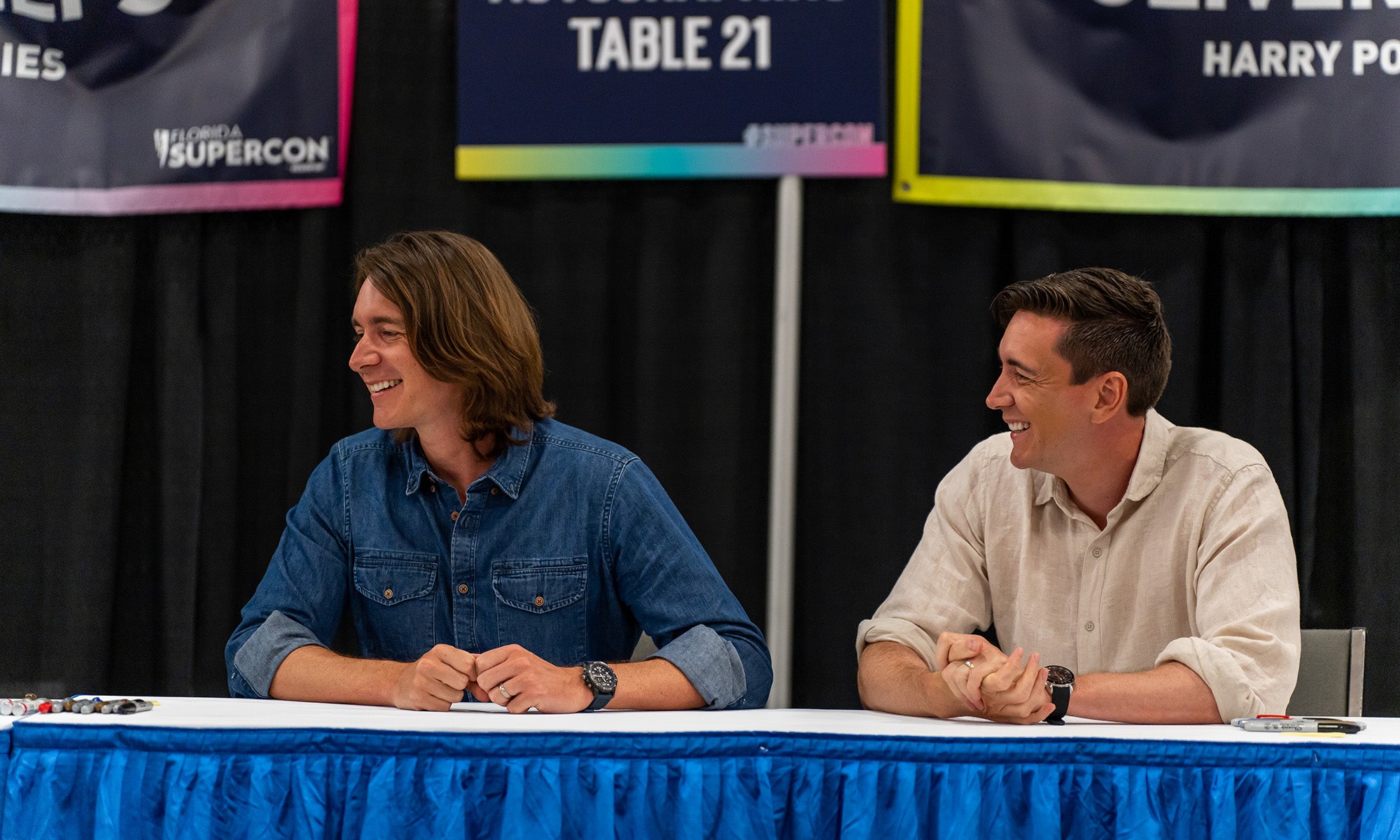 James and Oliver Phelps at Florida Supercon 2022