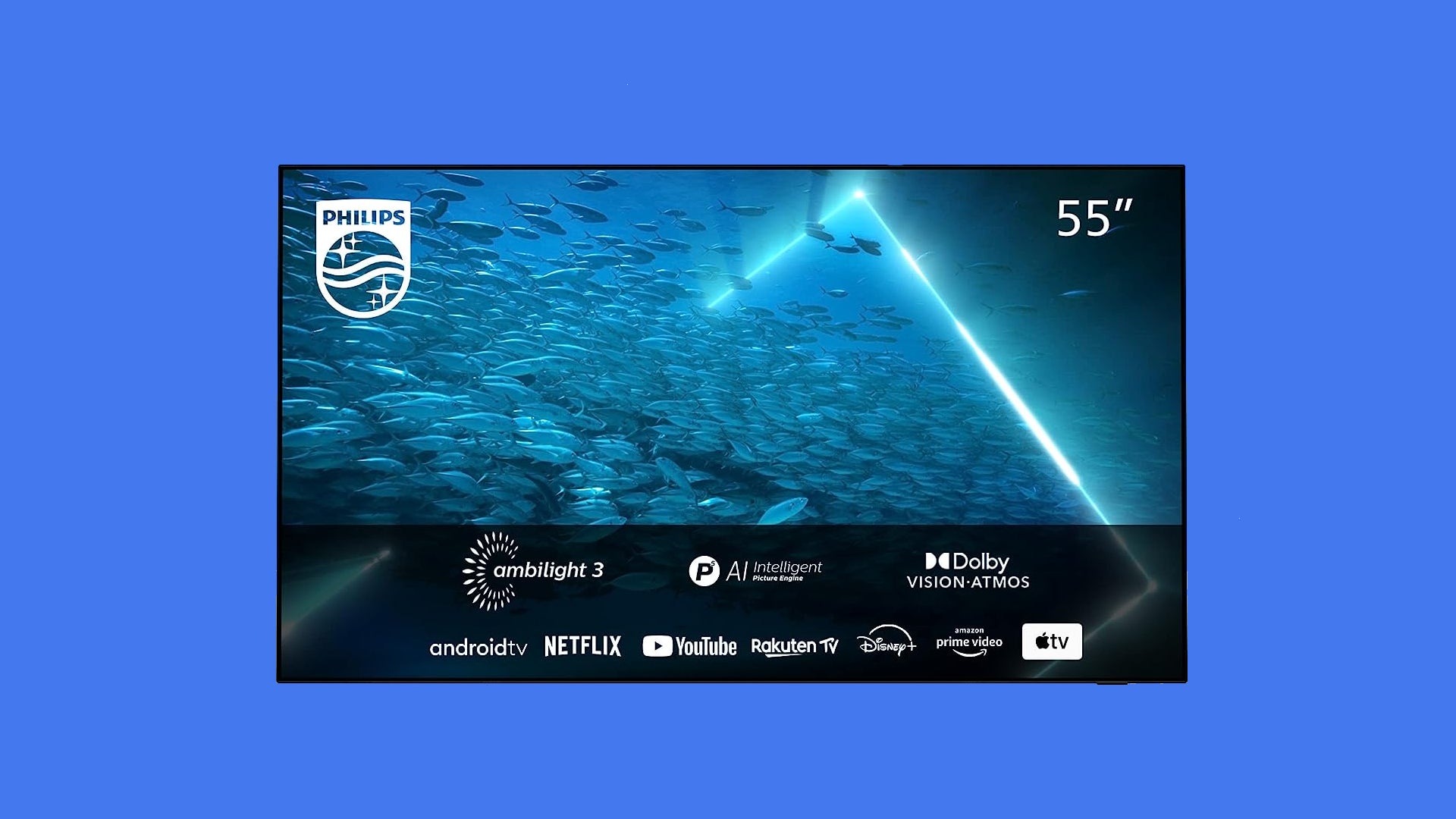 Image for Save ?200 on a Philips 55-inch 4K OLED Android TV at Box