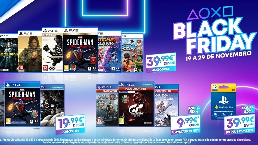 Imagem para PlayStation Black Friday - Todas as promoções nas lojas portuguesas