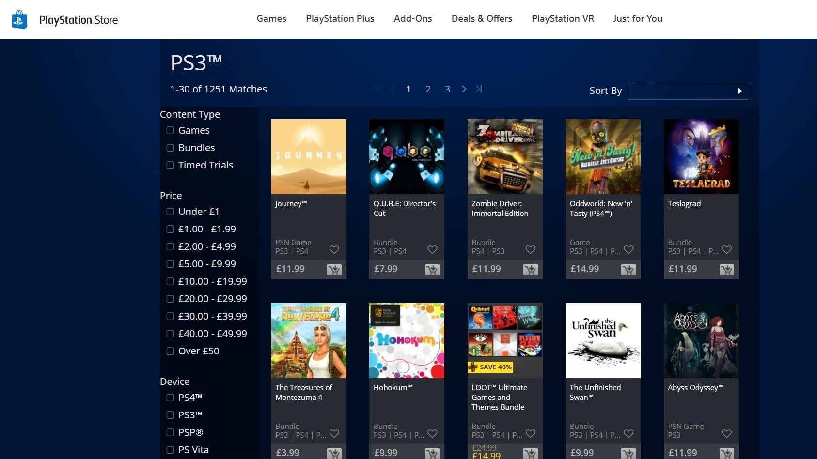 Image for PlayStation Store on web and mobile to stop selling PS3, PSP and Vita games this month