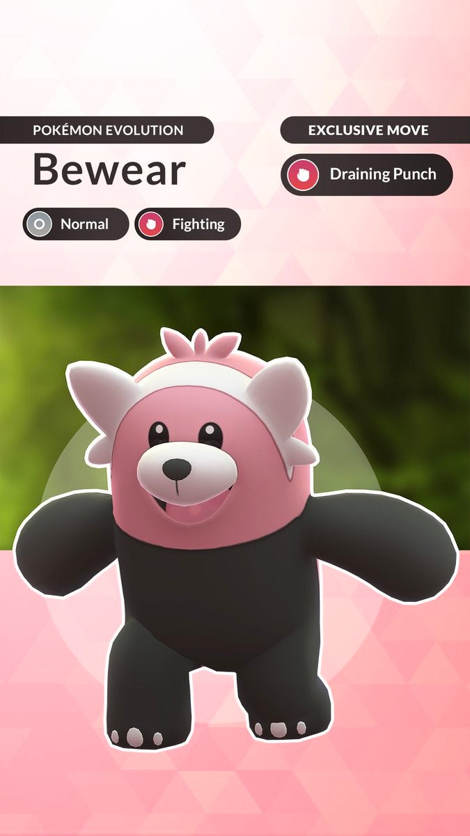 Shiny Stufful  evolution chart  100  perfect IV stats and Bewear best moveset in Pok mon Go - 27