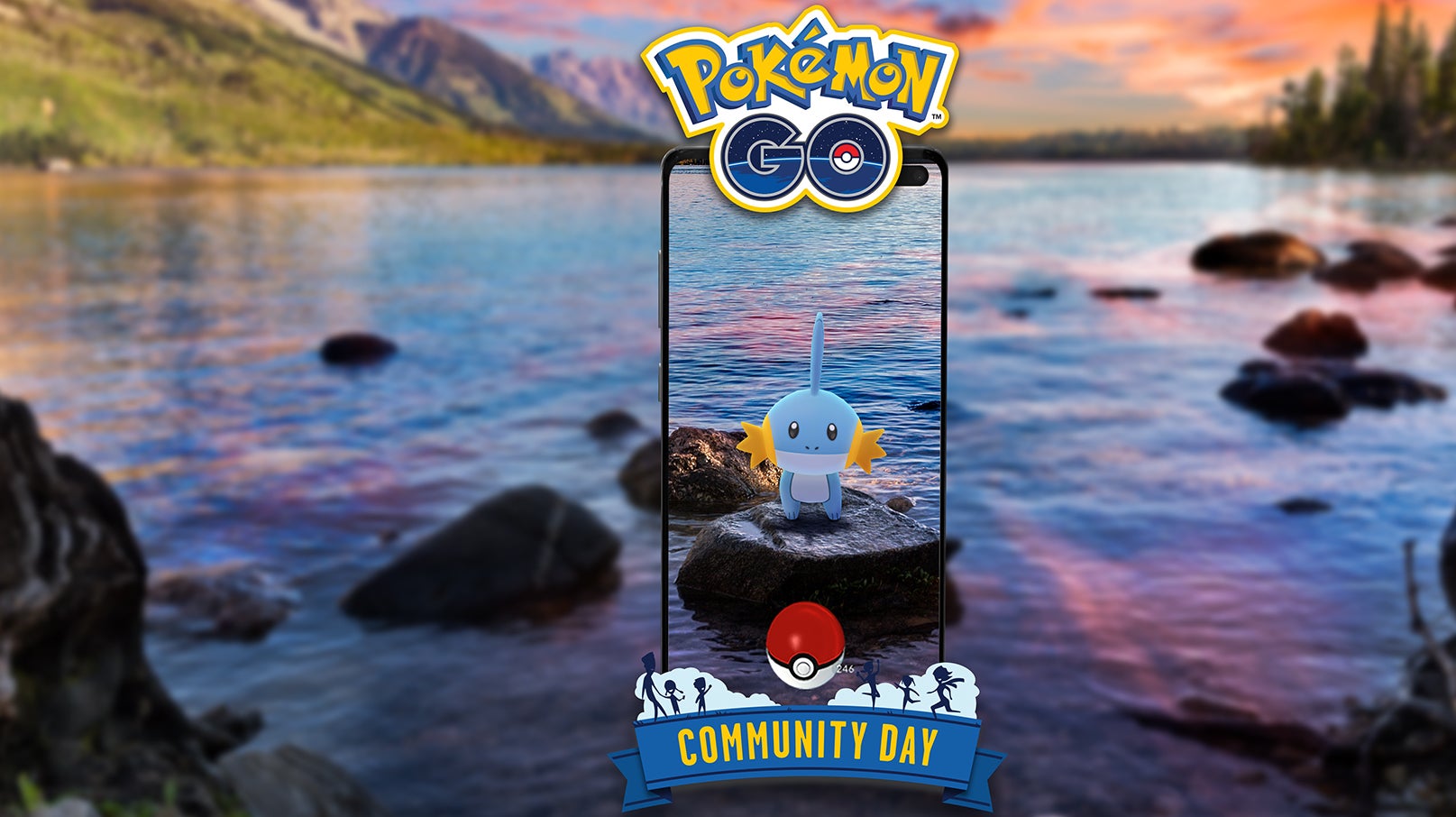 Imagem para Pokémon Go - Dia Comunitário Clássico - Mudkip, Mudkip shiny