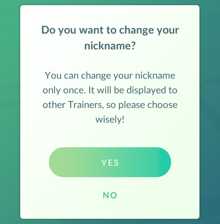 Pokémon Go username How to change username change Trainer appearance