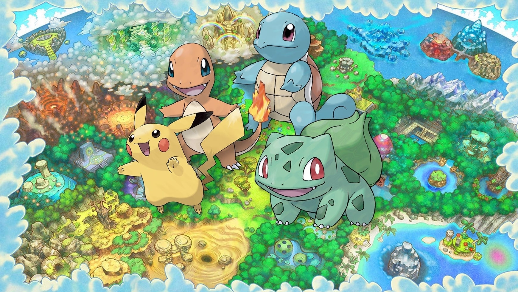 Bilder zu Pokémon Mystery Dungeon: Retterteam DX (Switch) - Wählt euer Starter-Pokémon und rettet Raupy im Kleinhain