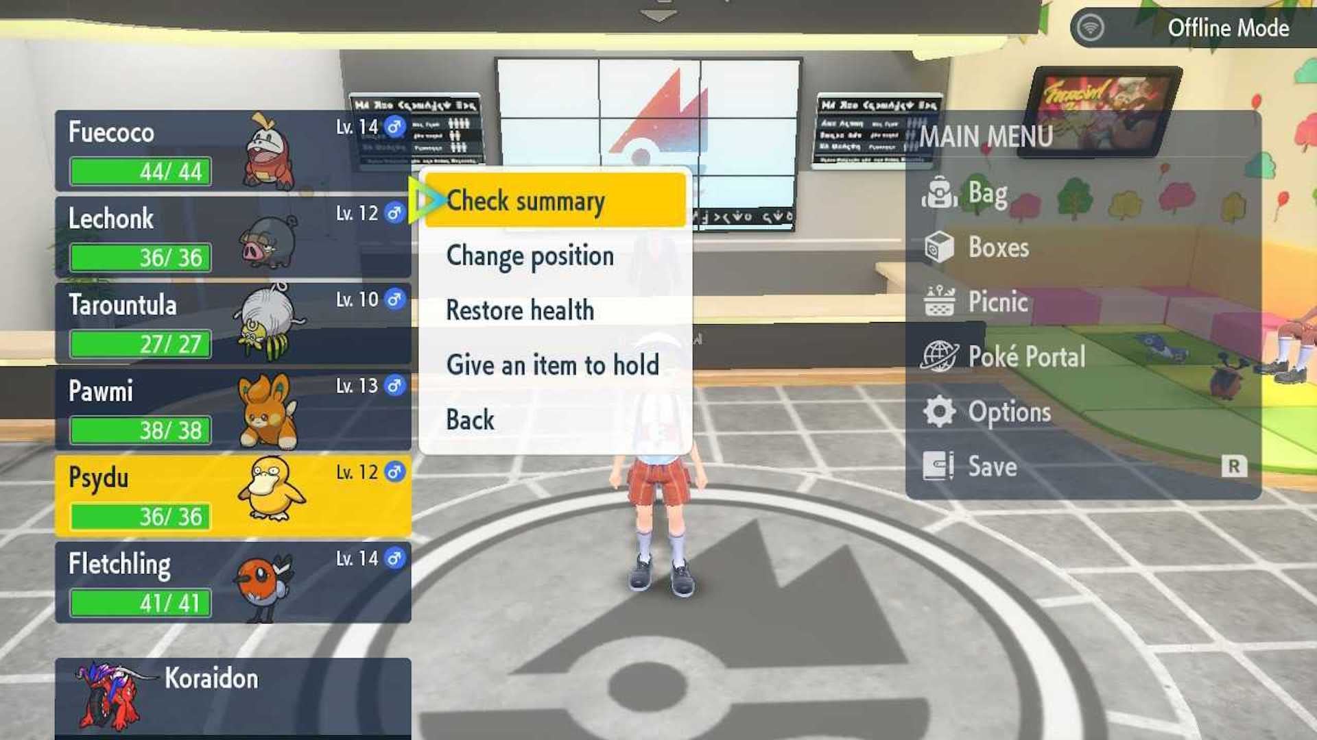 How to rename Pok mon in Pok mon Scarlet and Violet - 79