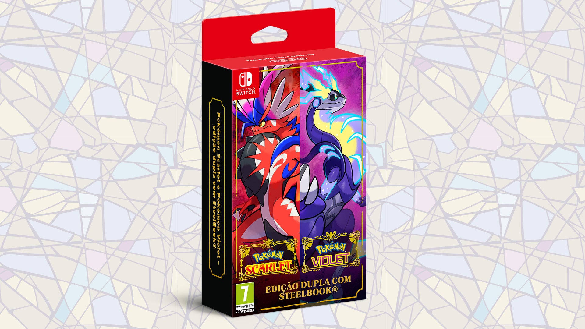 Imagem para Pokémon Scarlet e Violet terão pack duplo com steelbook exclusivo