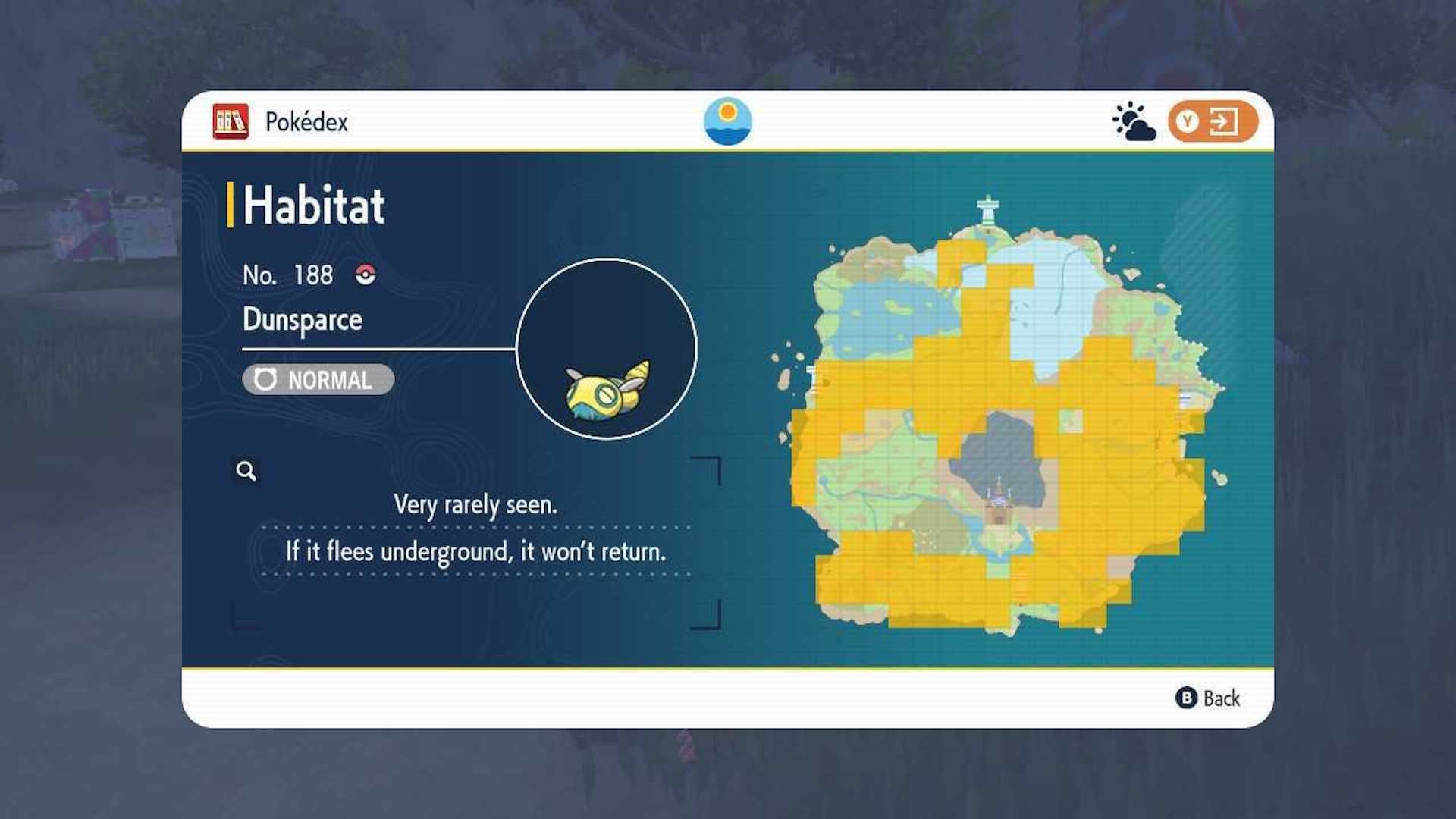 How to evolve Dunsparce into Dudunsparce in Pok mon Scarlet and Violet - 87