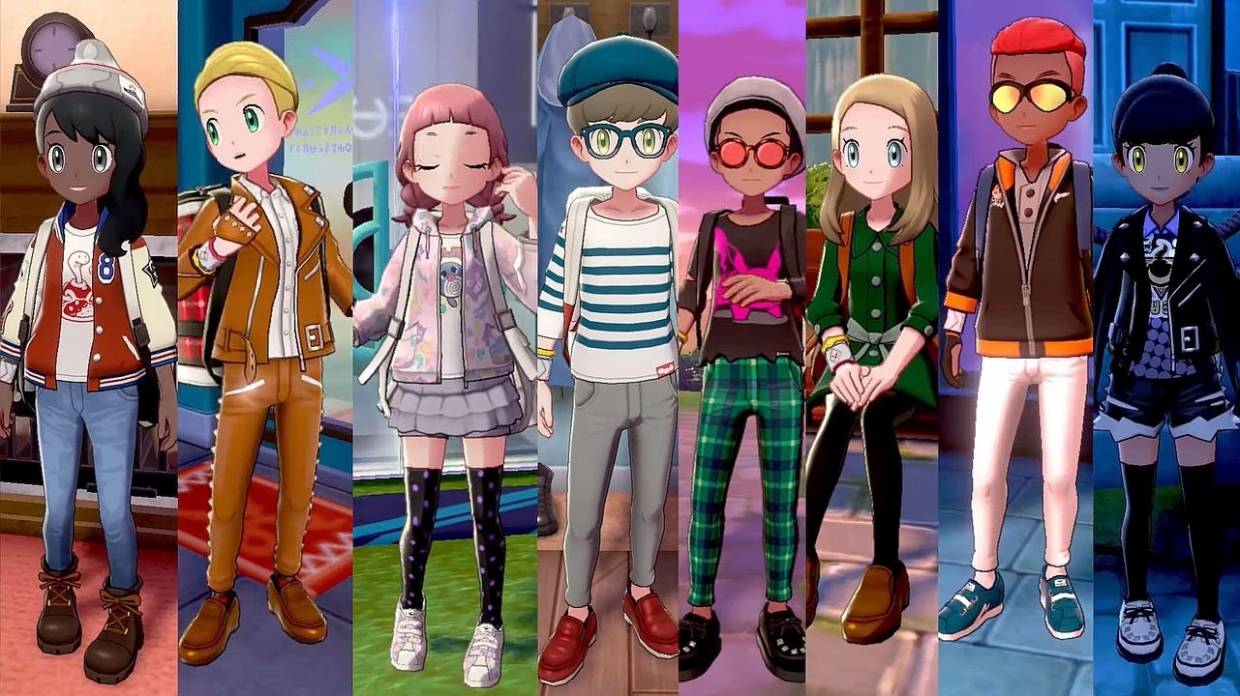 Pokemon Sword and Shield Character Customization Guide
