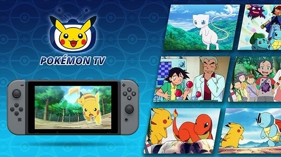 Afbeeldingen van Pokémon TV app nu verkrijgbaar op Nintendo Switch
