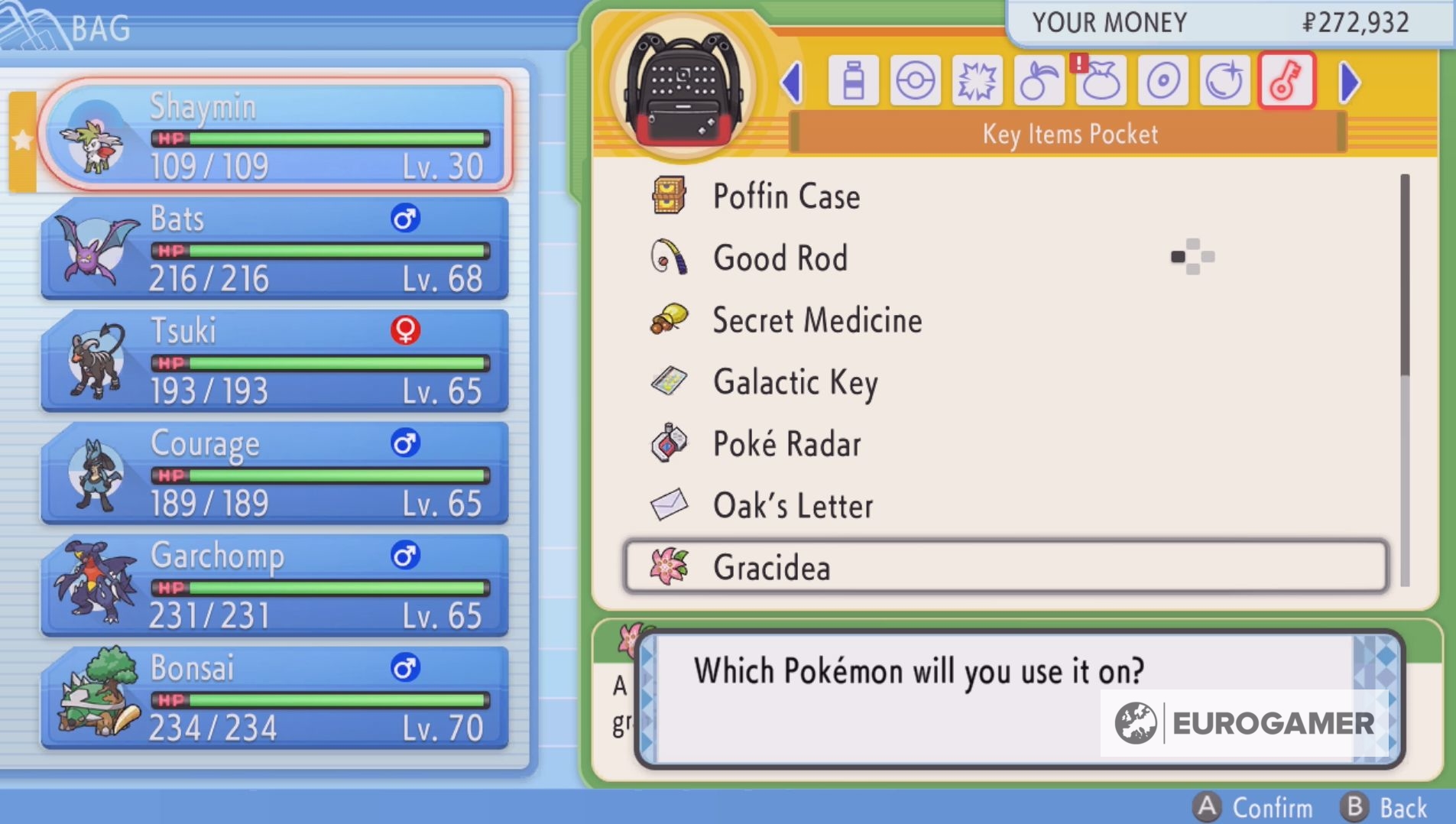 How to get Shaymin and Oaks Letter in Pokémon Brilliant Diamond and Shining Pearl