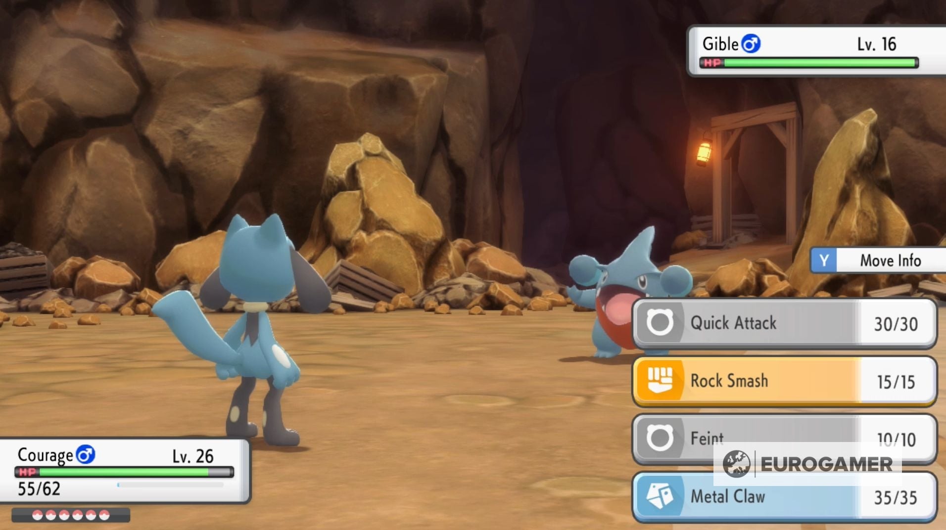 Pok mon Brilliant Diamond and Shining Pearl Gible location  How to get Gible and movesets for Gible  Gabite and Garchomp explained - 63