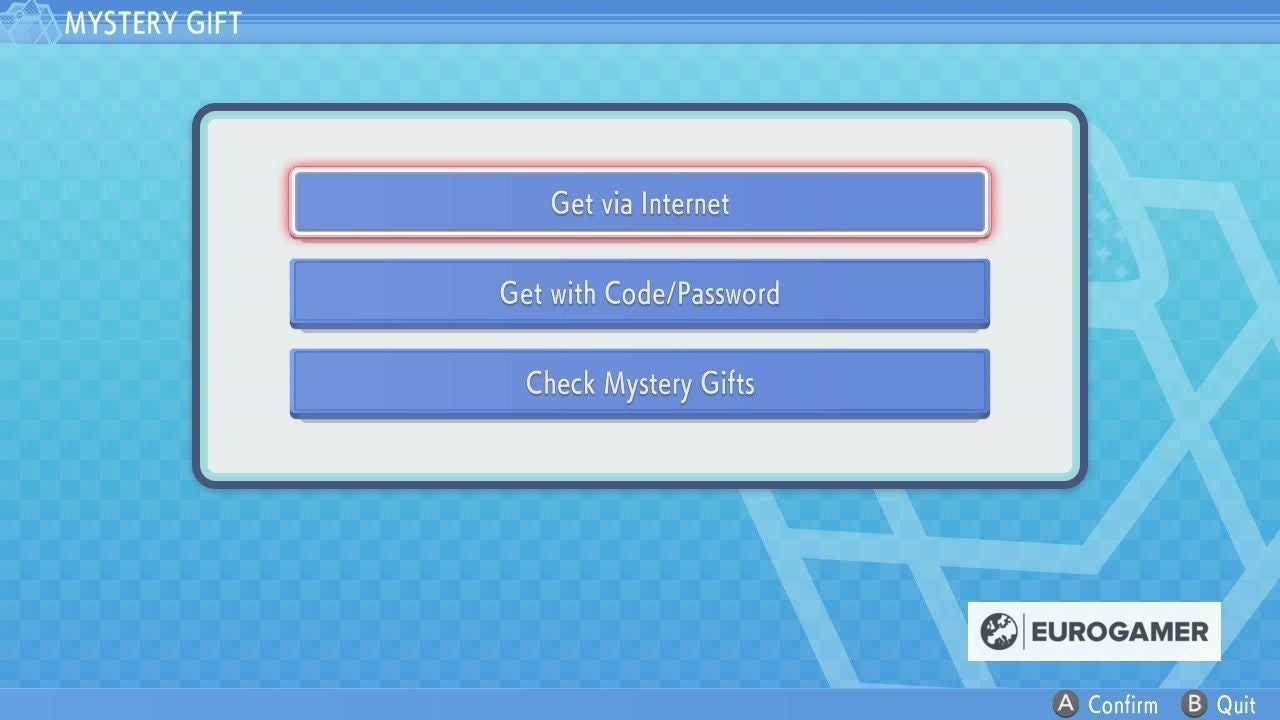 Mystery Gift codes for Pok mon Brilliant Diamond and Shining Pearl - 97