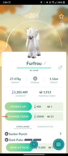 Pokémon Go  Furfrou forms How to get Furfrou and change Furfrous trims explained