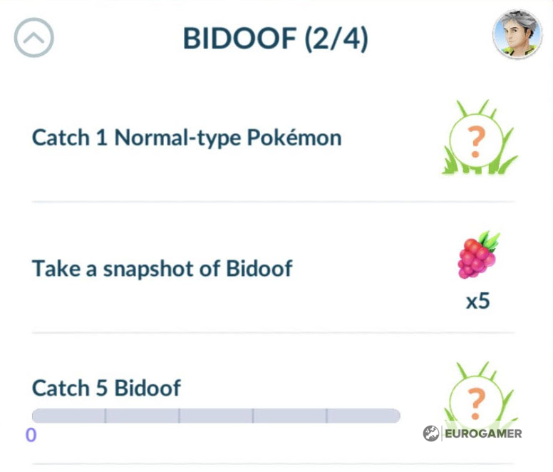 Pokémon Go BIDOOF special research paths quest tasks and rewards Which BIDOOF research path is best