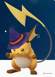 Shiny Pikachu halloween witch hat Pokemon Go limited edition very rare COLLECTOR 