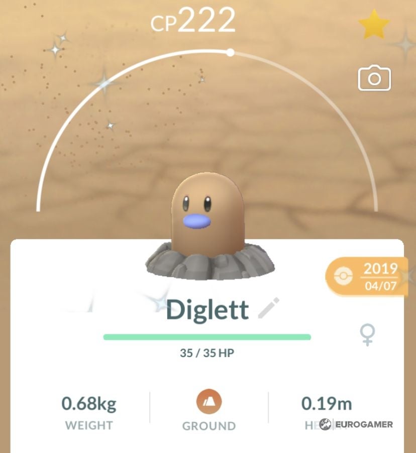 Diglett 100  perfect IV stats  shiny Diglett in Pok mon Go - 74