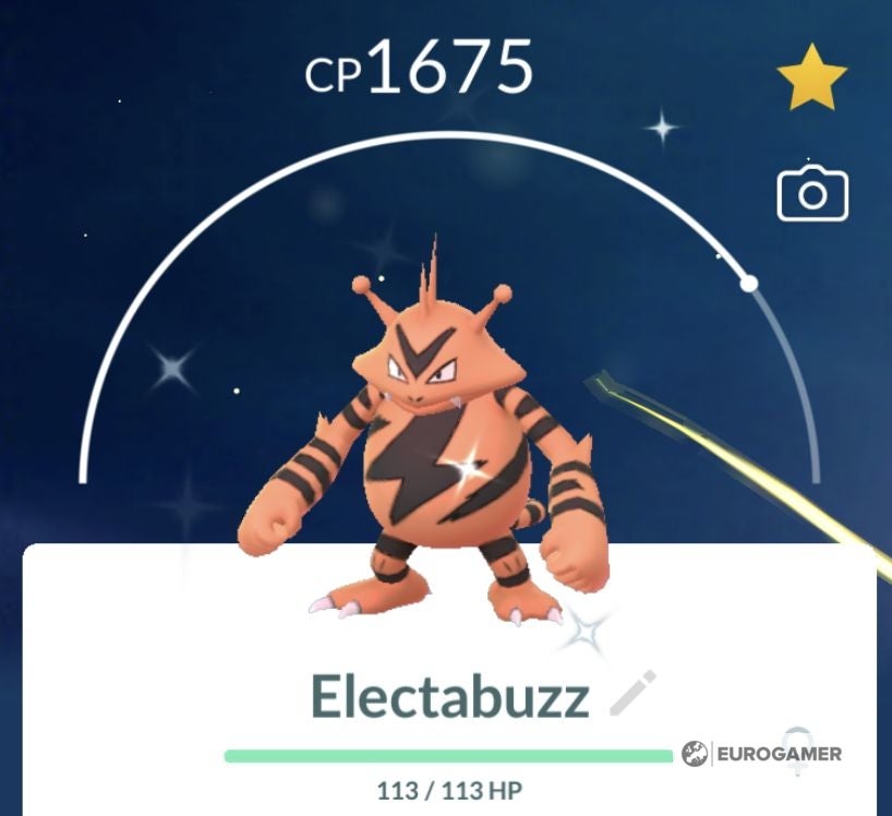 Electabuzz 100  perfect IV stats  shiny Electabuzz in Pok mon Go explained - 77
