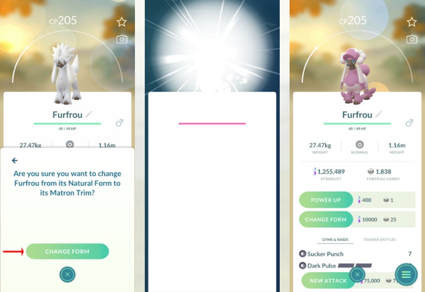 Pok mon Go introduces form changing mechanic - 43