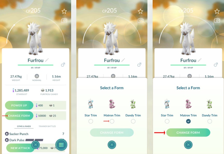Pok mon Go introduces form changing mechanic - 33