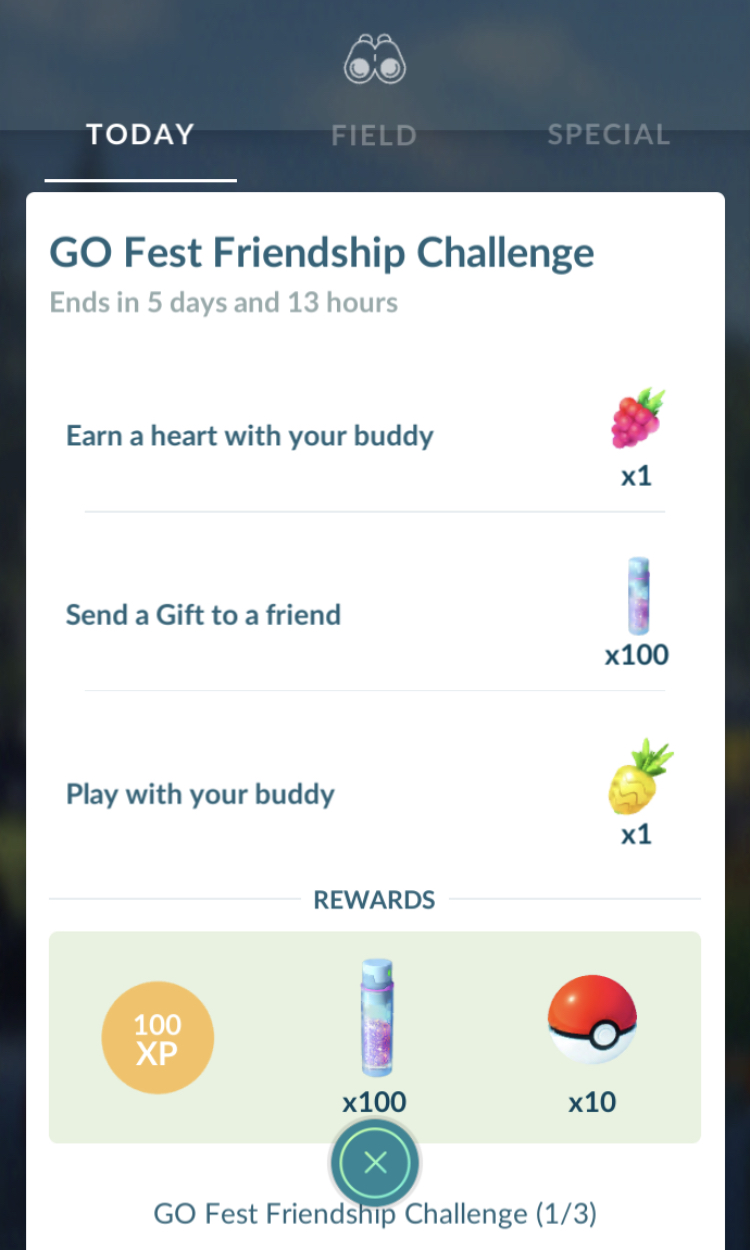 Friendship Go Fest Challenge tasks rewards Elite tasks and unlock goals