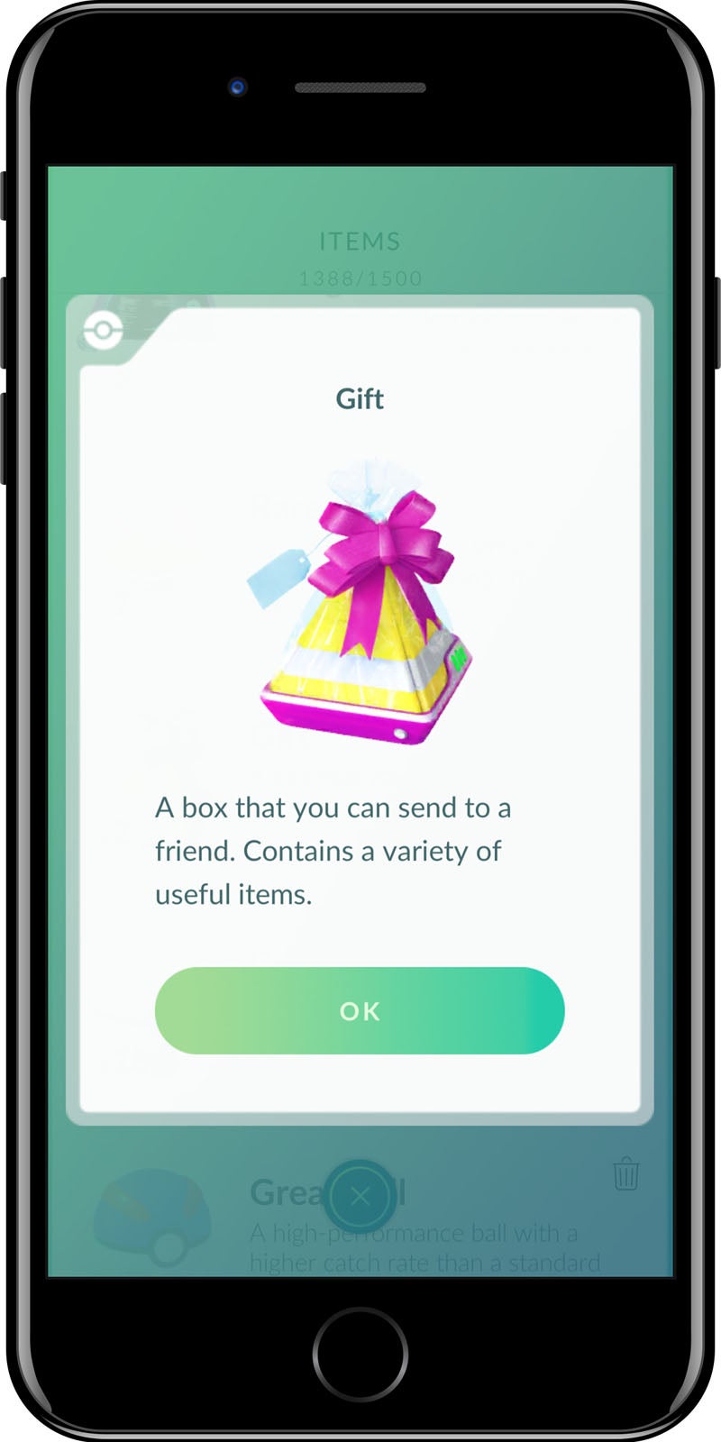 How to send and receive Gifts in Pok mon Go - 88
