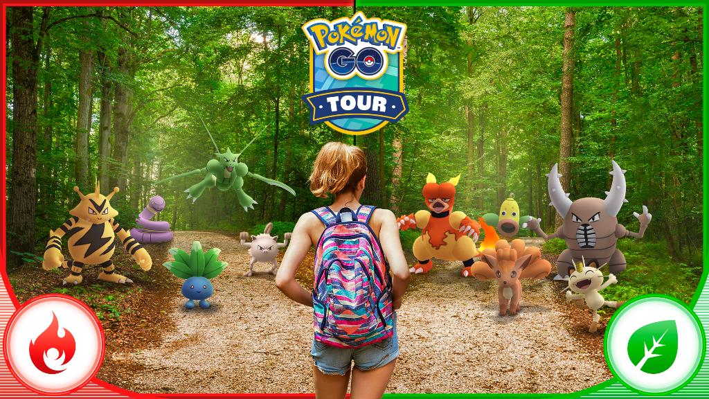 Pokémon Go Tour Kanto  Red or Green version differences explained