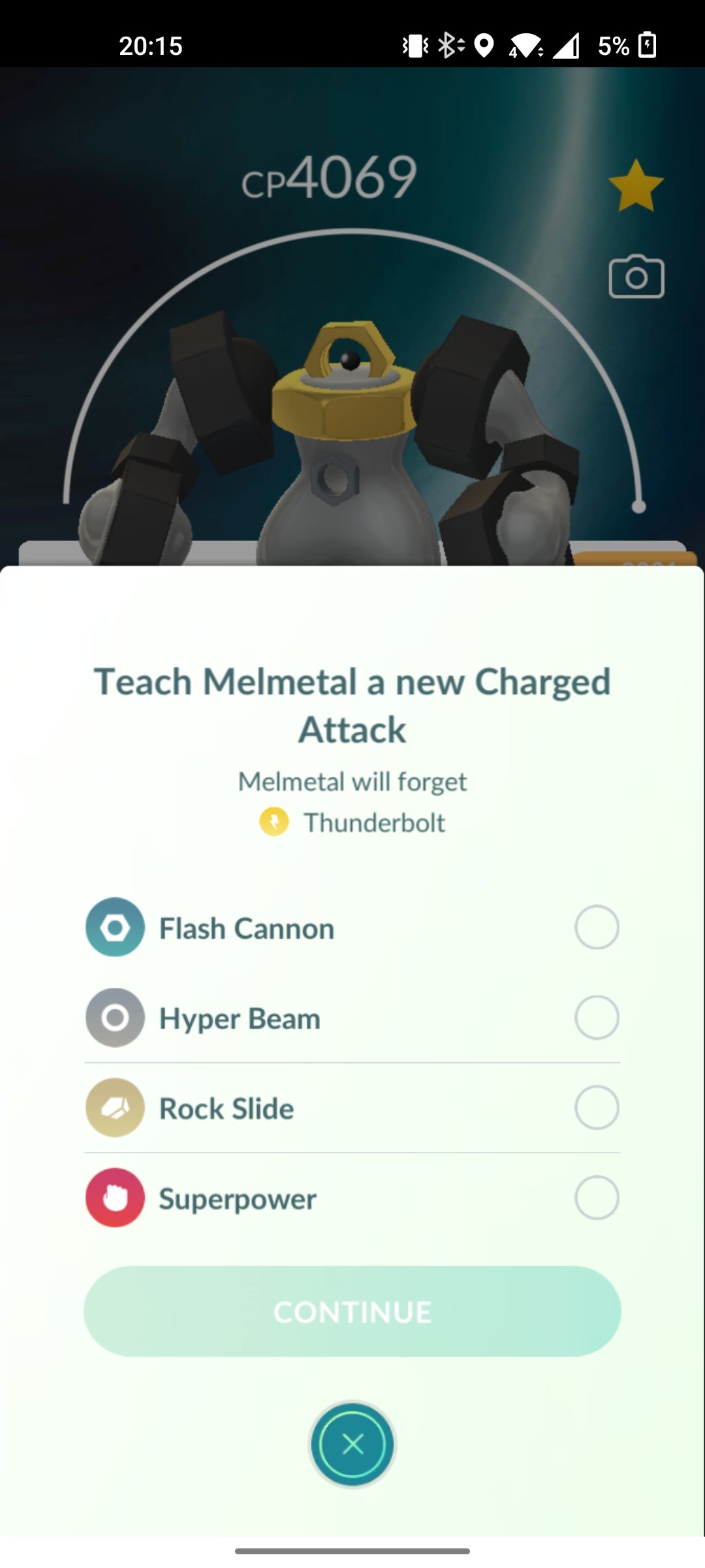 Pokémon Go Melmetal Elite TM