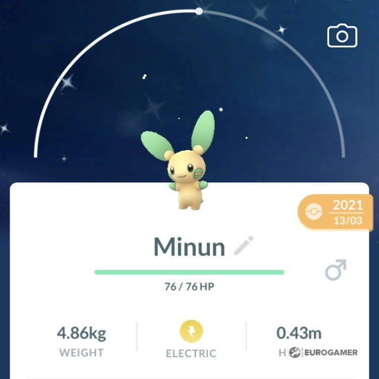 Minun 100  perfect IV stats  shiny Minun in Pok mon Go - 58