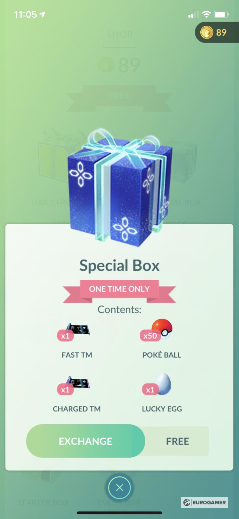 Pok mon Go Niantic birthday box times and contents explained - 45