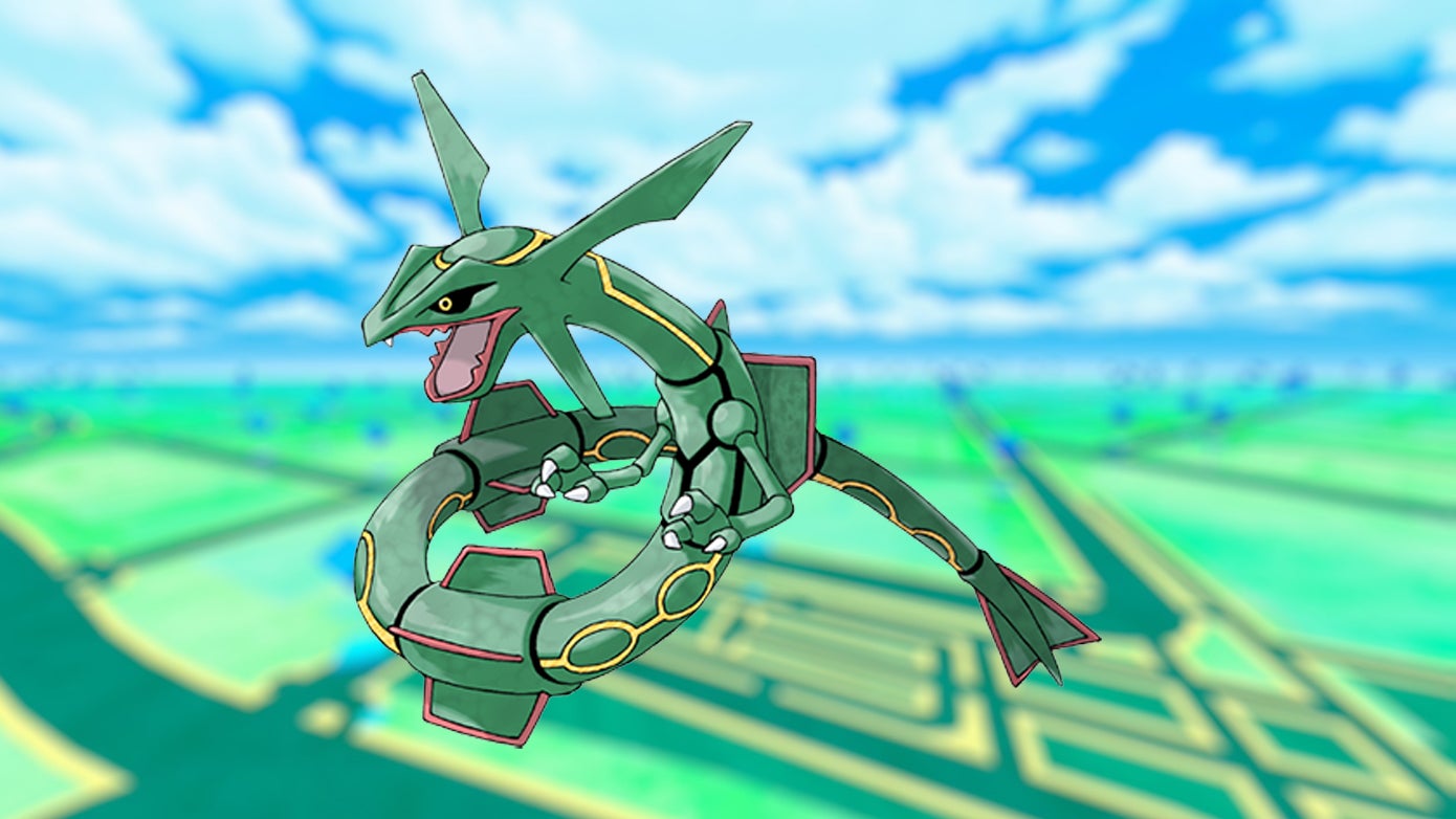  Rayquaza, outro Pokémon lendário da franquia