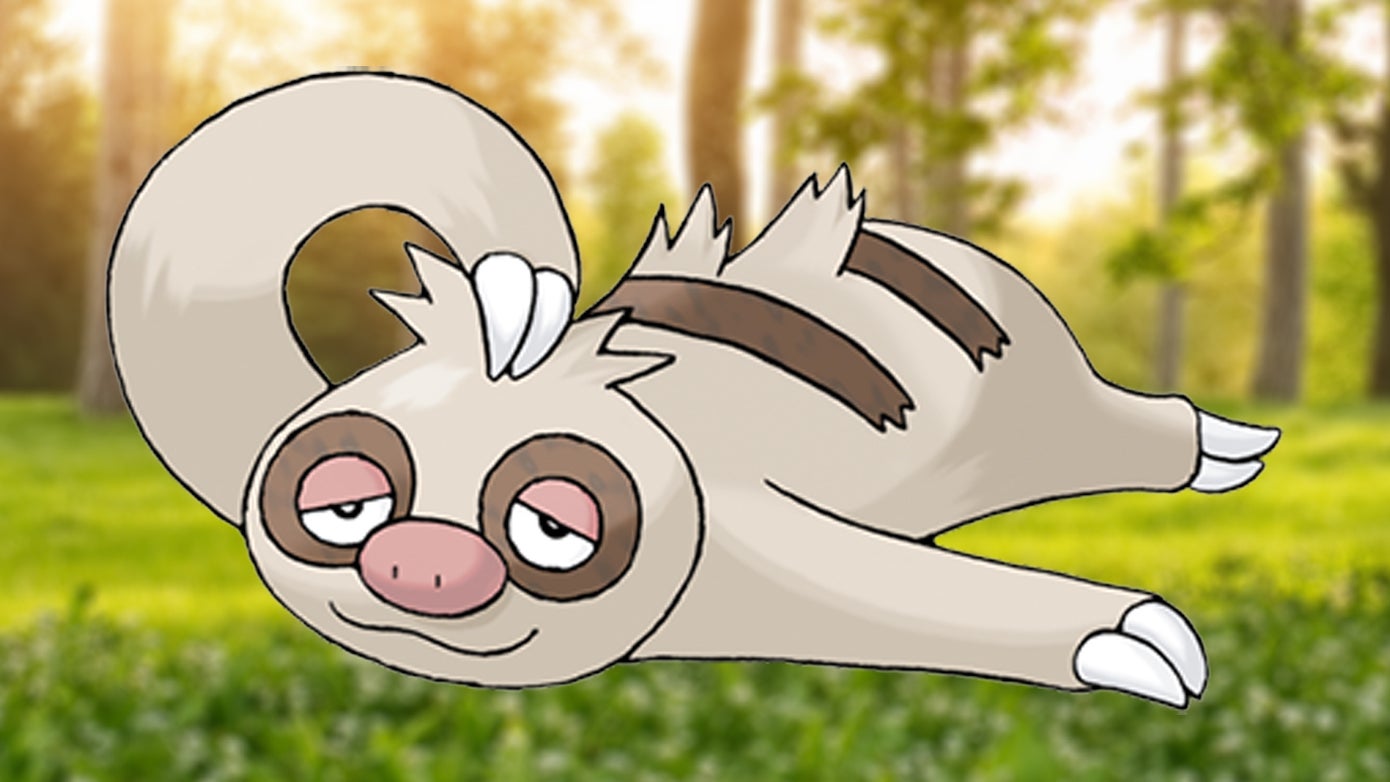 Image for Slakoth 100% perfect IV stats, shiny Slakoth preview in Pokémon Go