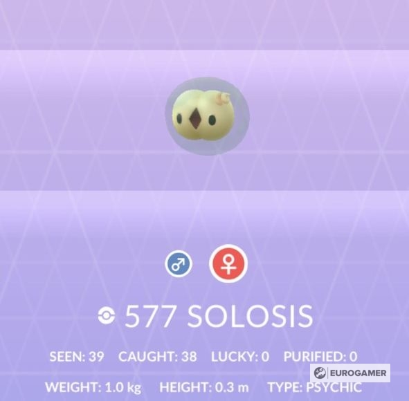 Solosis 100% perfect IV stats shiny Solosis in Pokémon Go