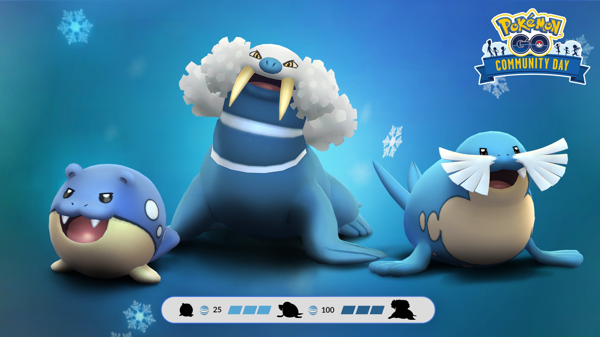 Shiny Spheal  evolution chart  100  perfect IV stats and Walrein best moveset in Pok mon Go - 73
