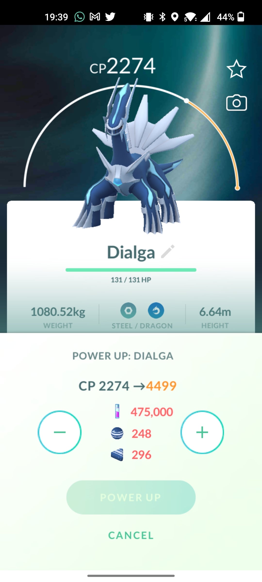 Powering up Pokémon can take a lot of Stardust