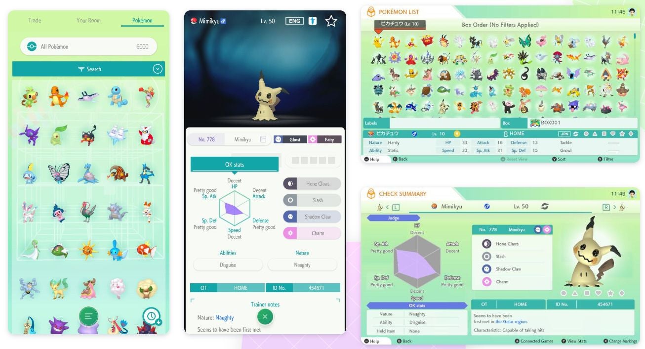 Pok mon Home version 2 0 compatible games  free vs premium features and price explained - 82