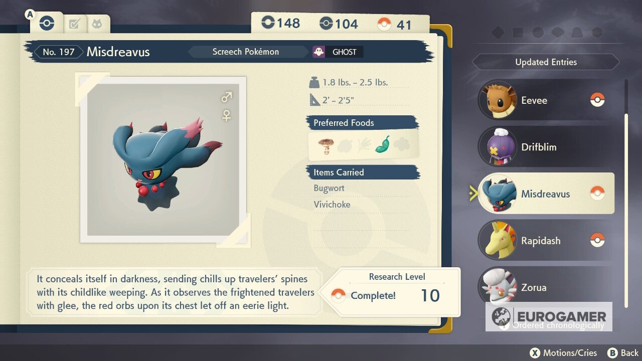 Request 59  Misdreavus the Hairstyle Muse  and Misdreavus locations in Pok mon Legends Arceus explained - 51