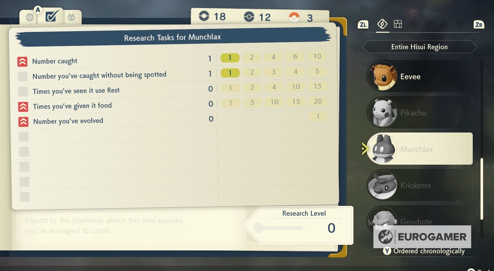 How to earn Research Points and complete Research Tasks in Pok mon Legends Arceus - 37