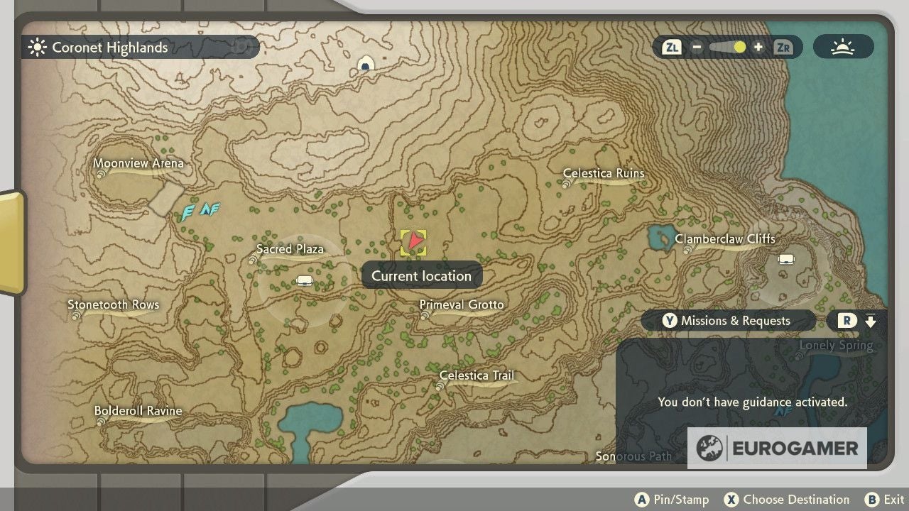 Pok mon Legends Arceus Unown locations - 79