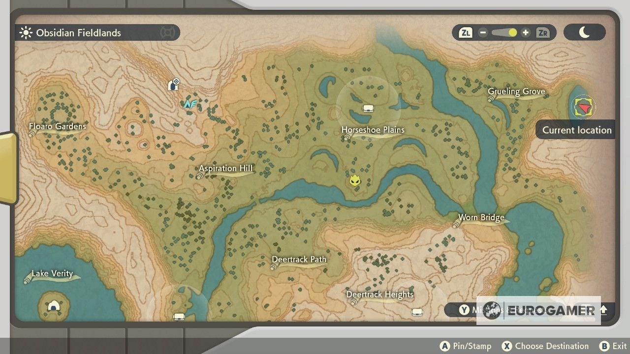 Pok mon Legends Arceus Unown locations - 83