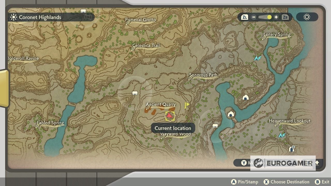 Pok mon Legends Arceus Unown locations - 13