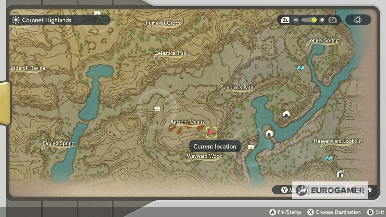 Pok mon Legends Arceus Unown locations - 53