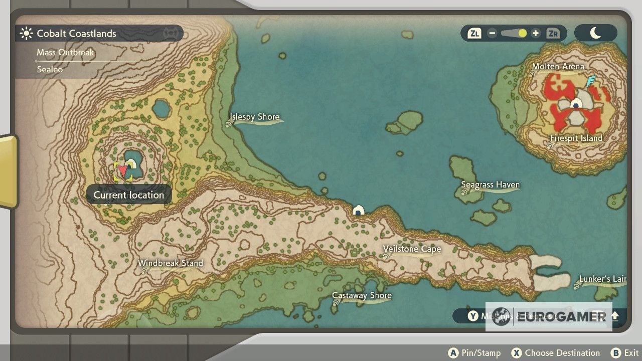 Pok mon Legends Arceus Unown locations - 30