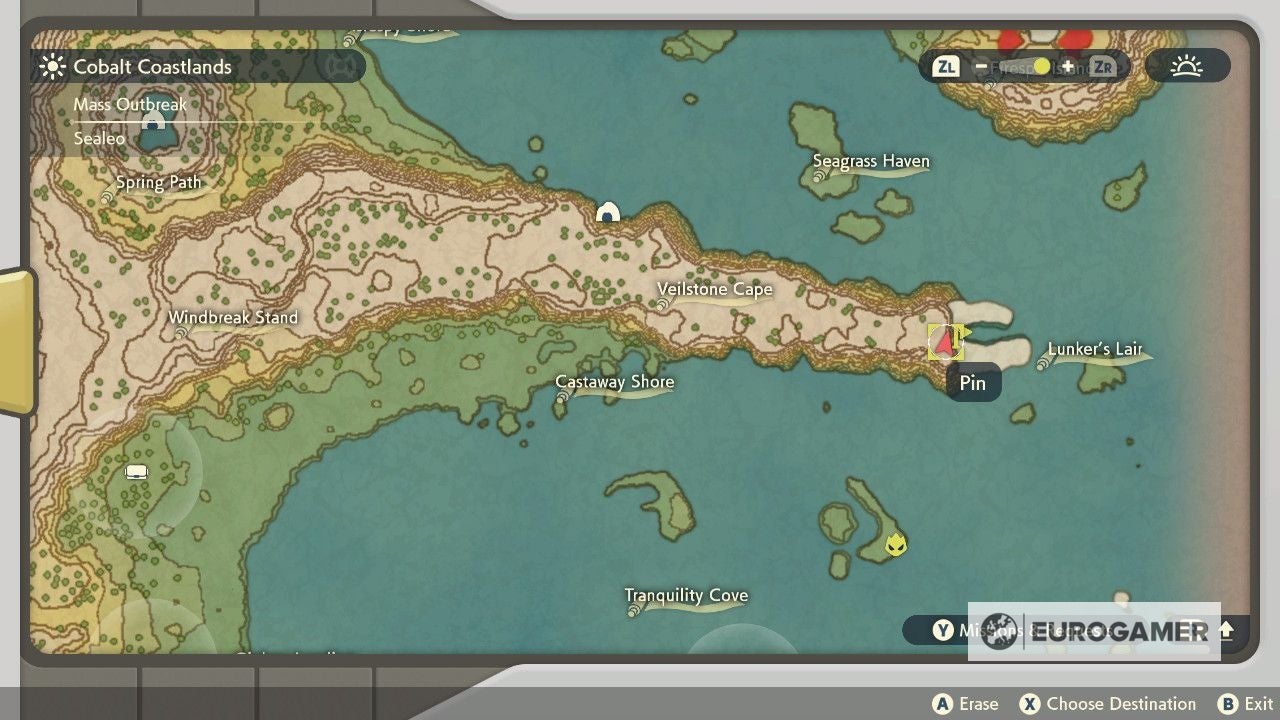 Pok mon Legends Arceus Unown locations - 35