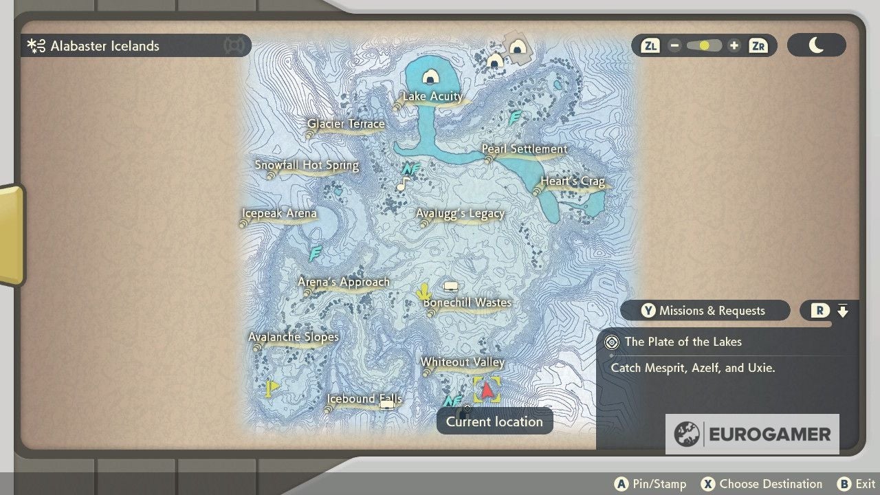 Pok mon Legends Arceus Wisp locations  How to complete Eerie Apparitions in the Night - 21